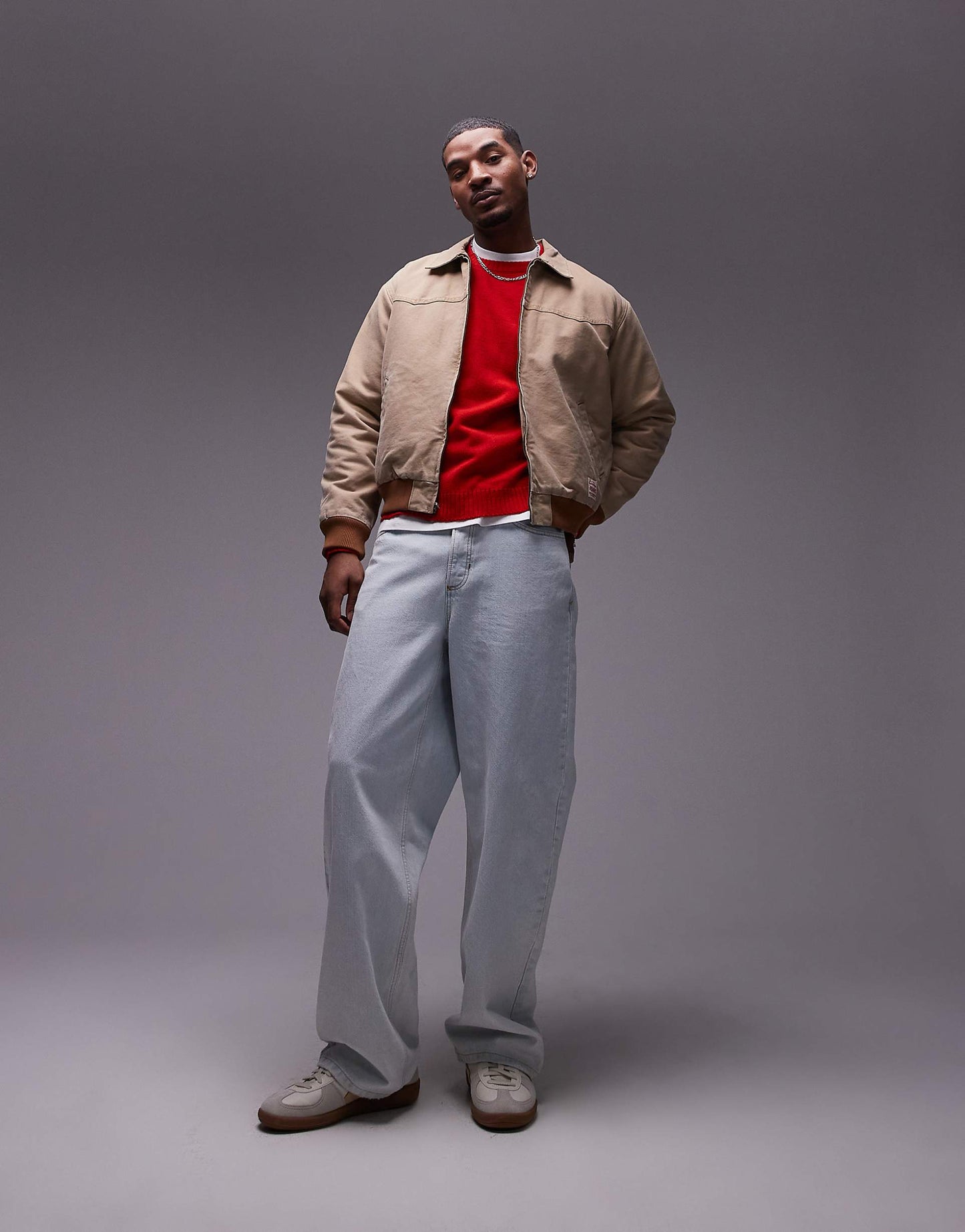 Workwear Capsule Embarcadero Aviator Bomber Jacket Lightweight Canvas