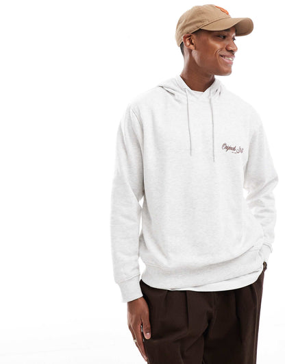 Oversized Hoodie With Vase Back Print