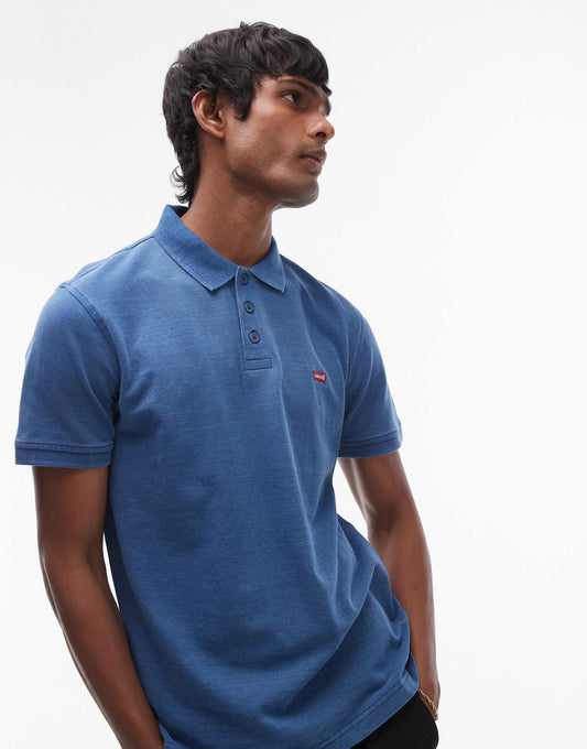 Batwing Logo Slim Fit Pique Polo