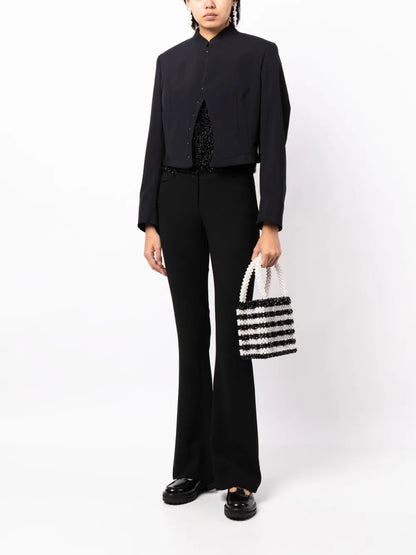 Cropped Wool Jacket