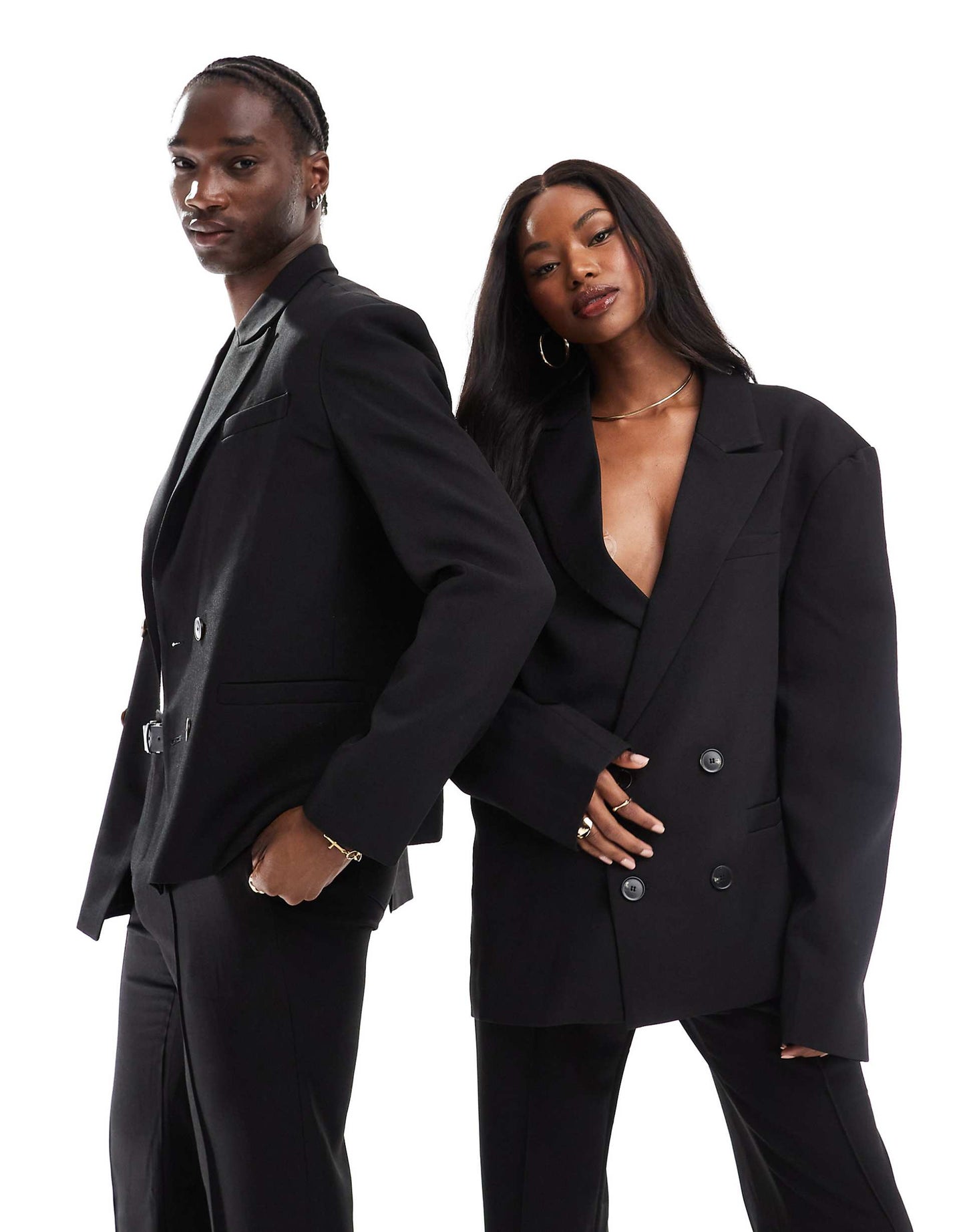 Unisex Adesla Double Breasted Tailored Blazer Co-Ord