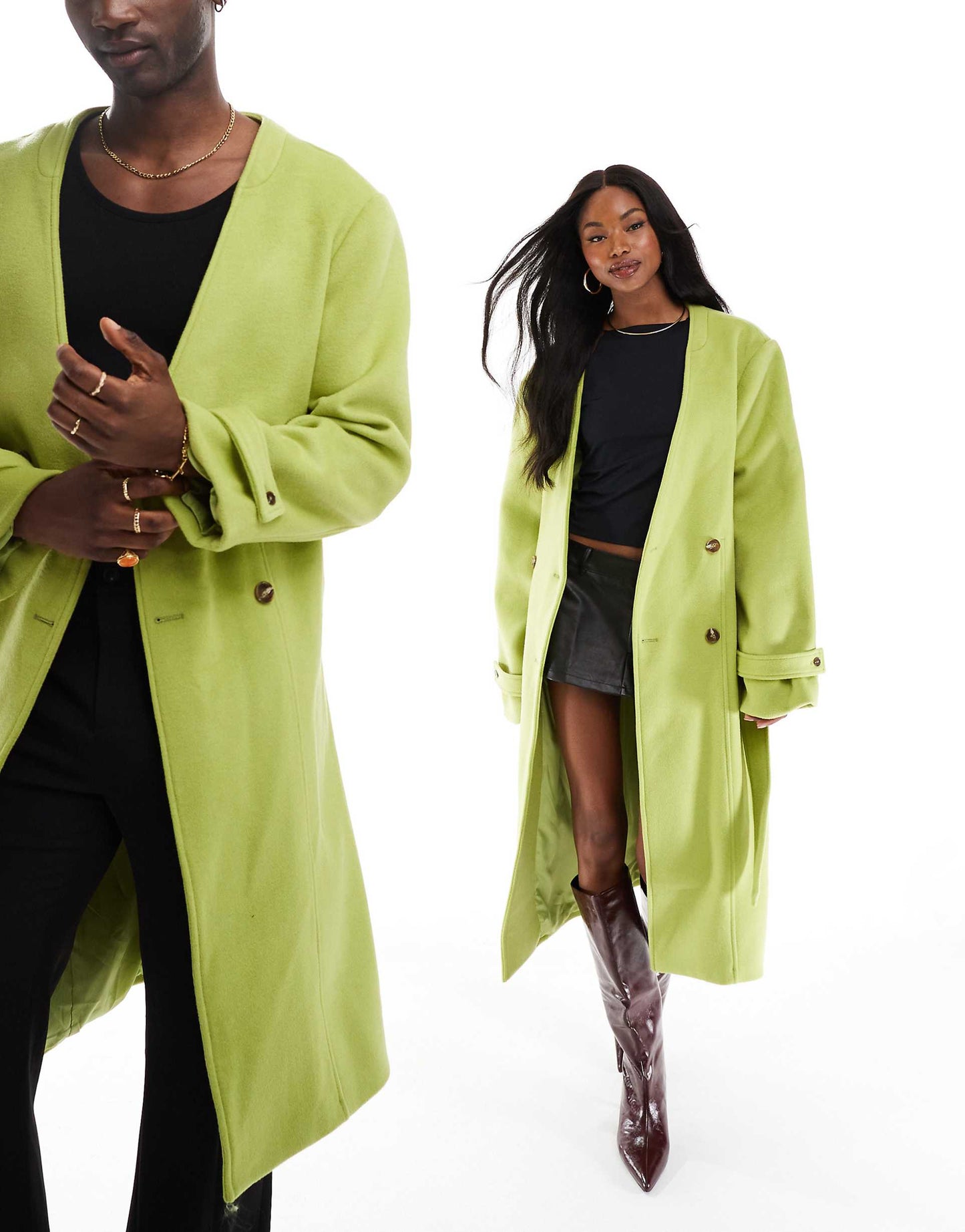 Unisex Adisa Wool Coat