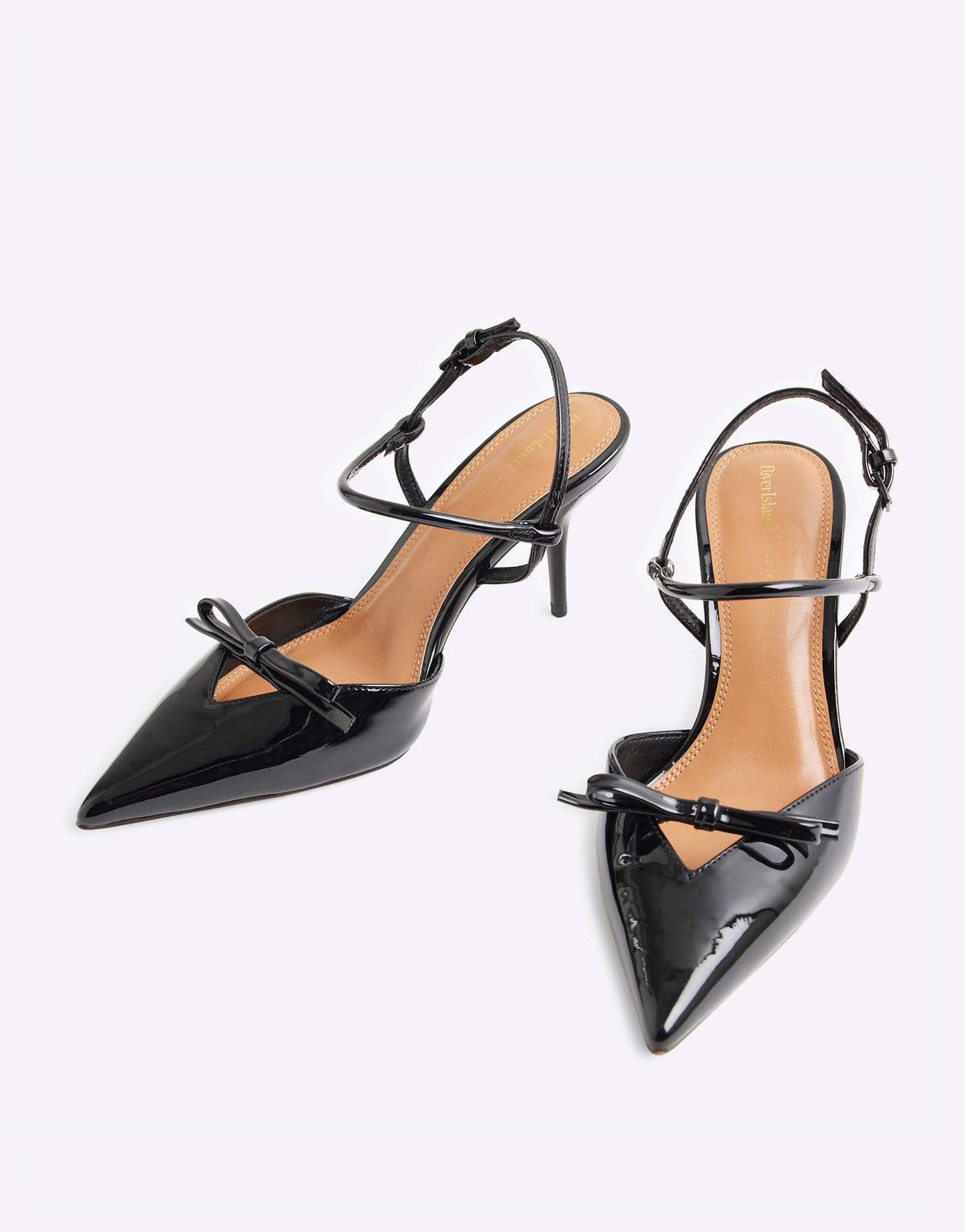 Slingback Heel With Bow Detail