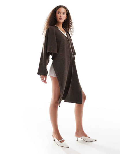Drape Effect Cardigan