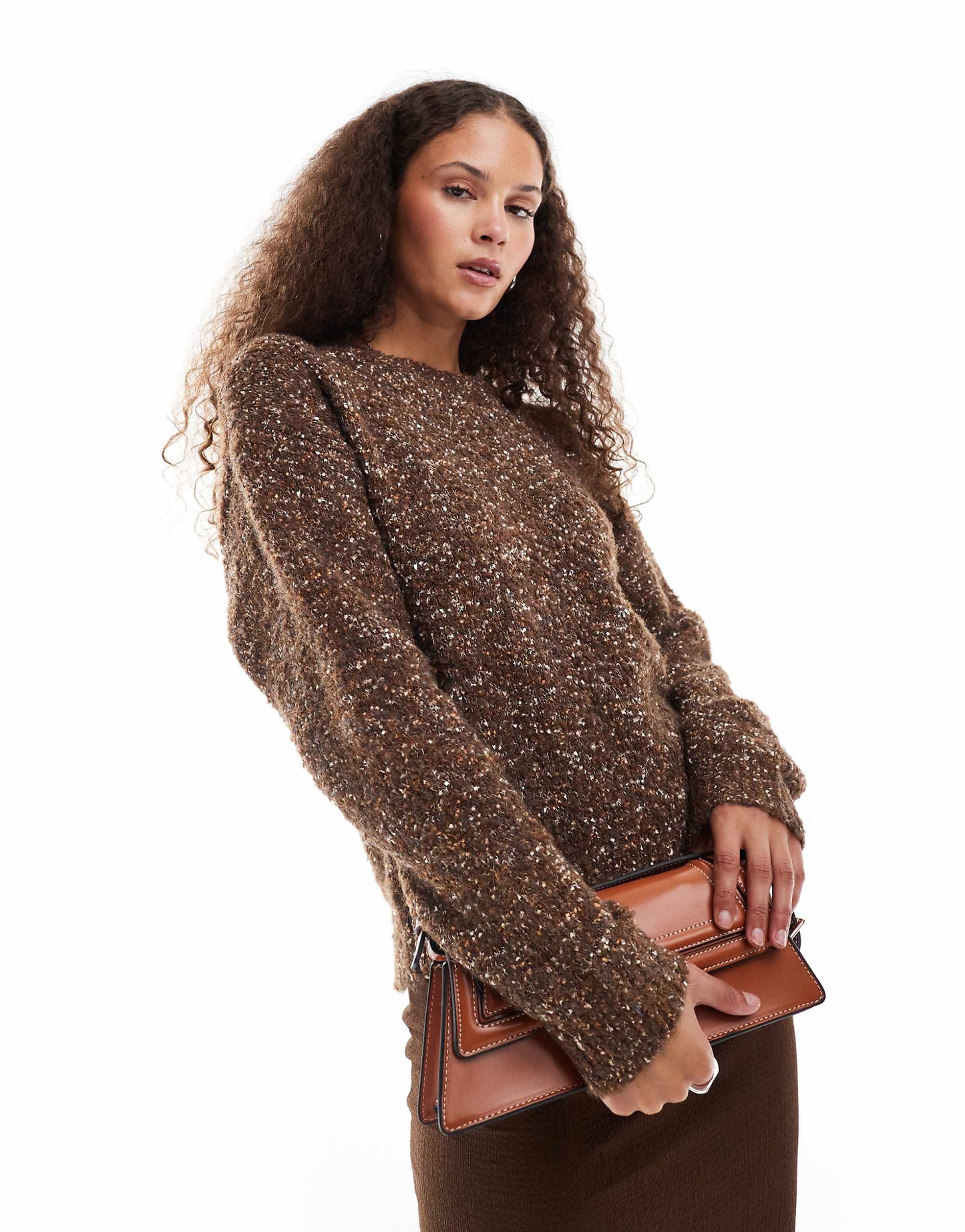 Round Neck Oversized Jumper