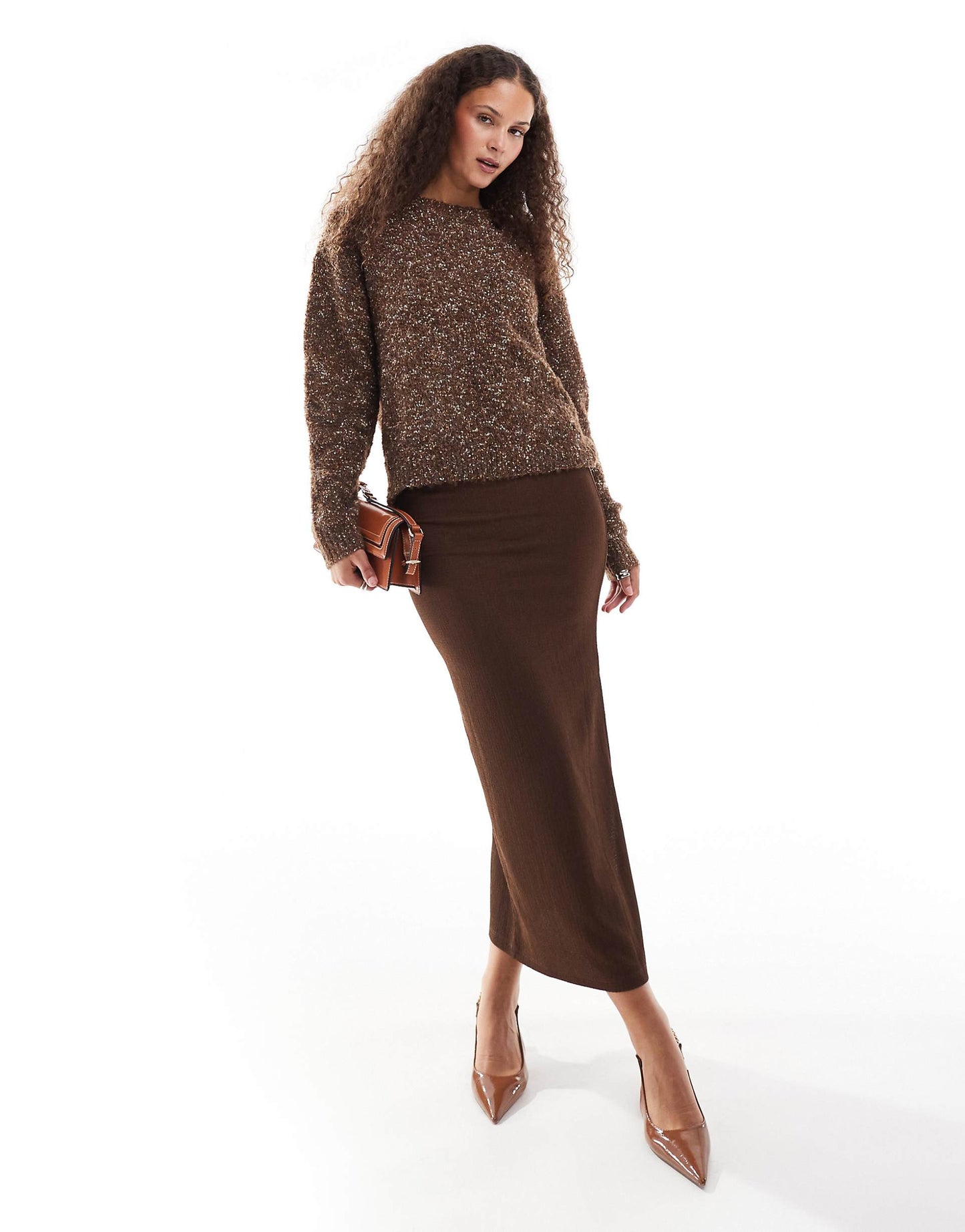 Round Neck Oversized Jumper