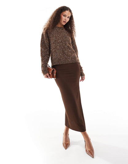 Round Neck Oversized Jumper