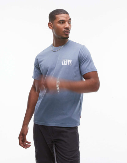 Serif Logo Relaxed Fit T-Shirt