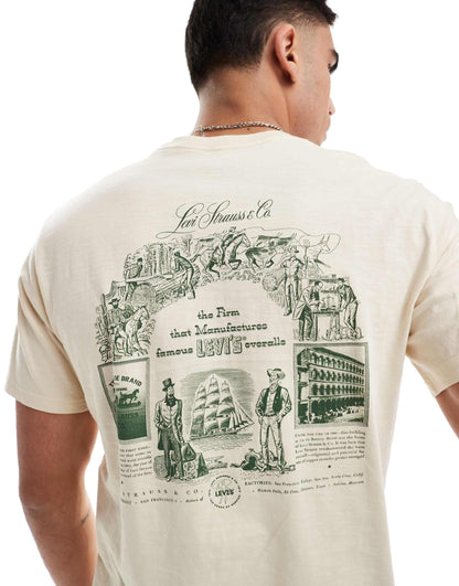 Archive Logo Back Print Relaxed Fit T-Shirt