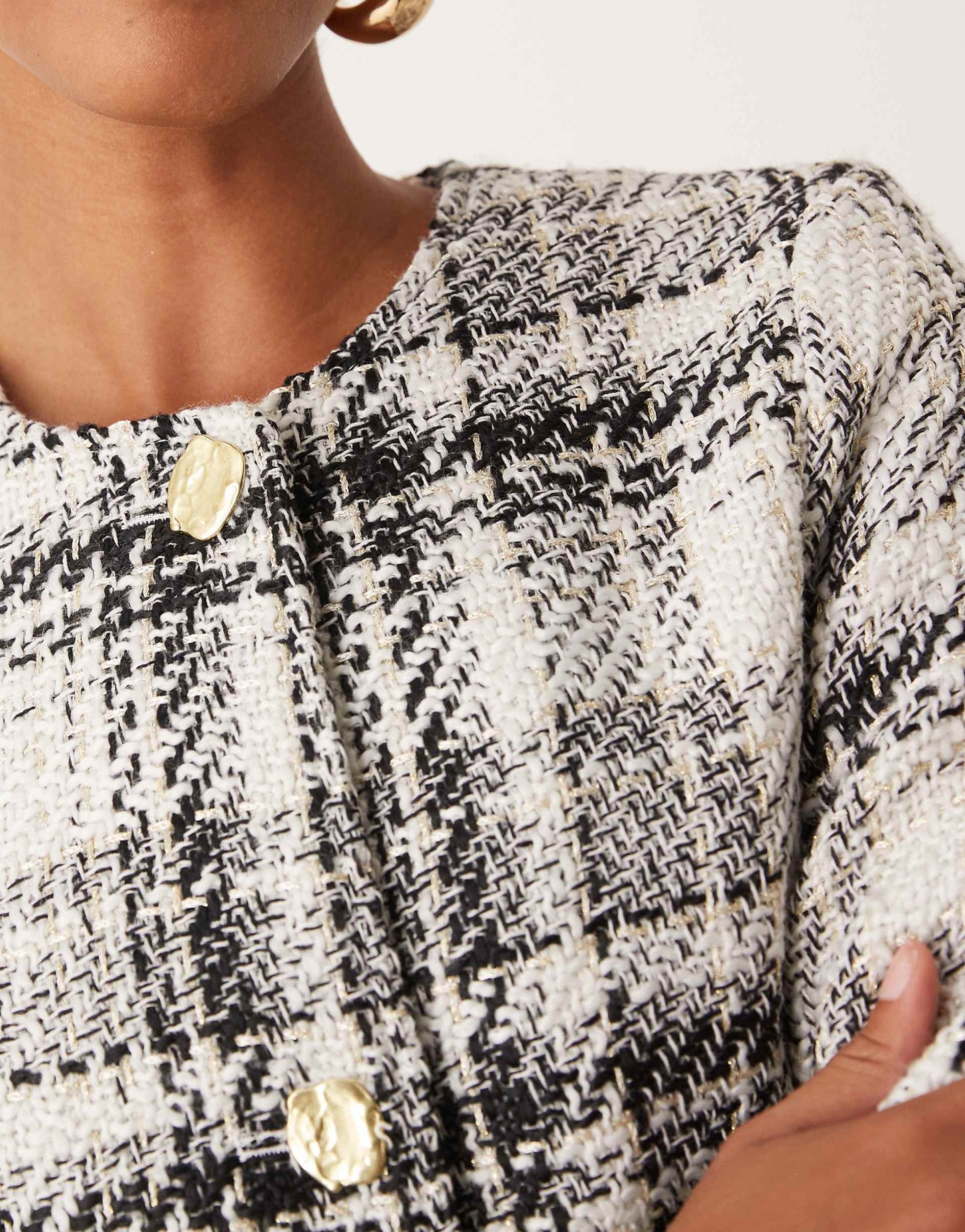 Boucle Cropped Jacket Co-Ord
