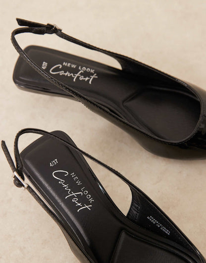 Pointed Kitten Heeled Shoe