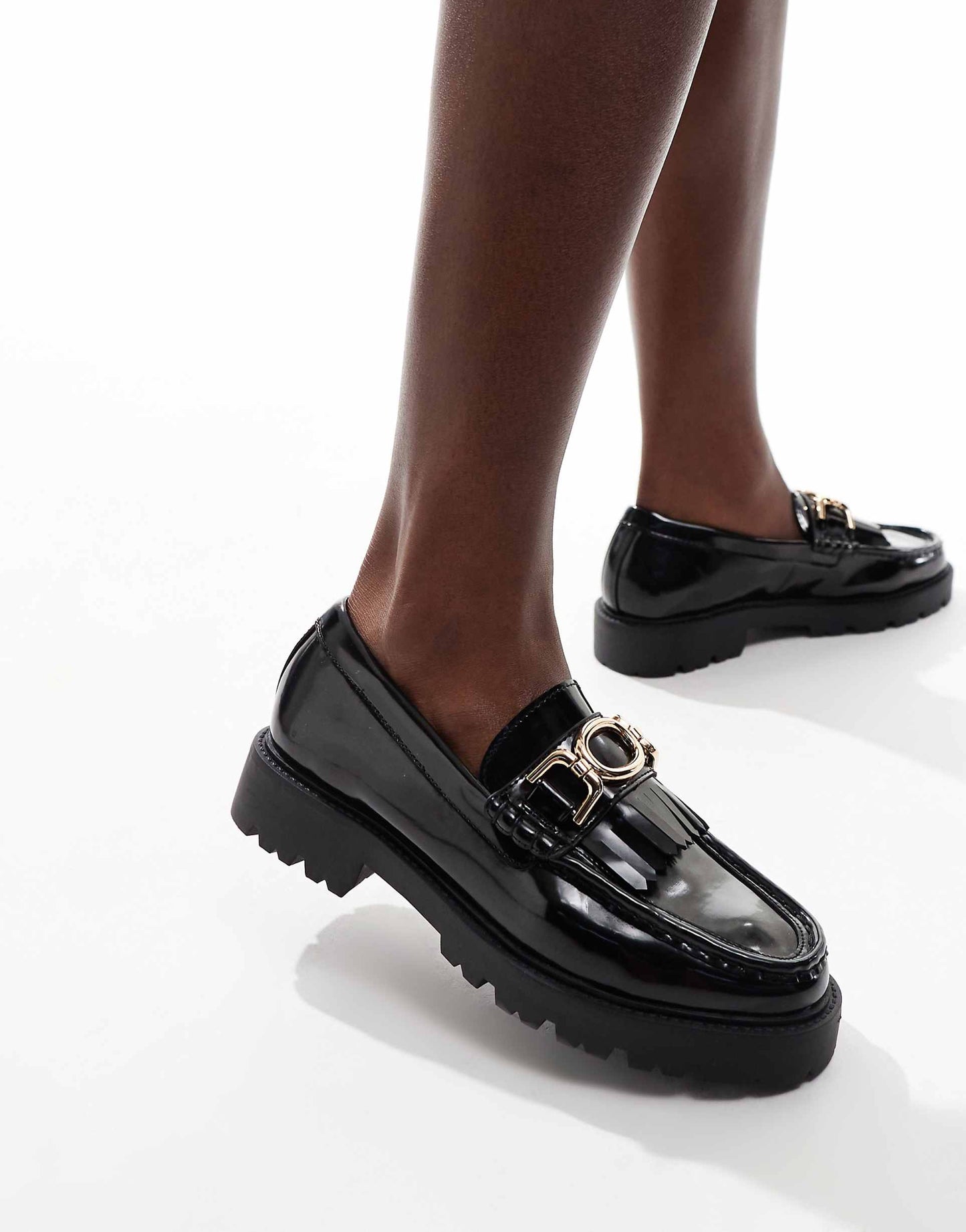 Chunky Loafer With Tassle Trim