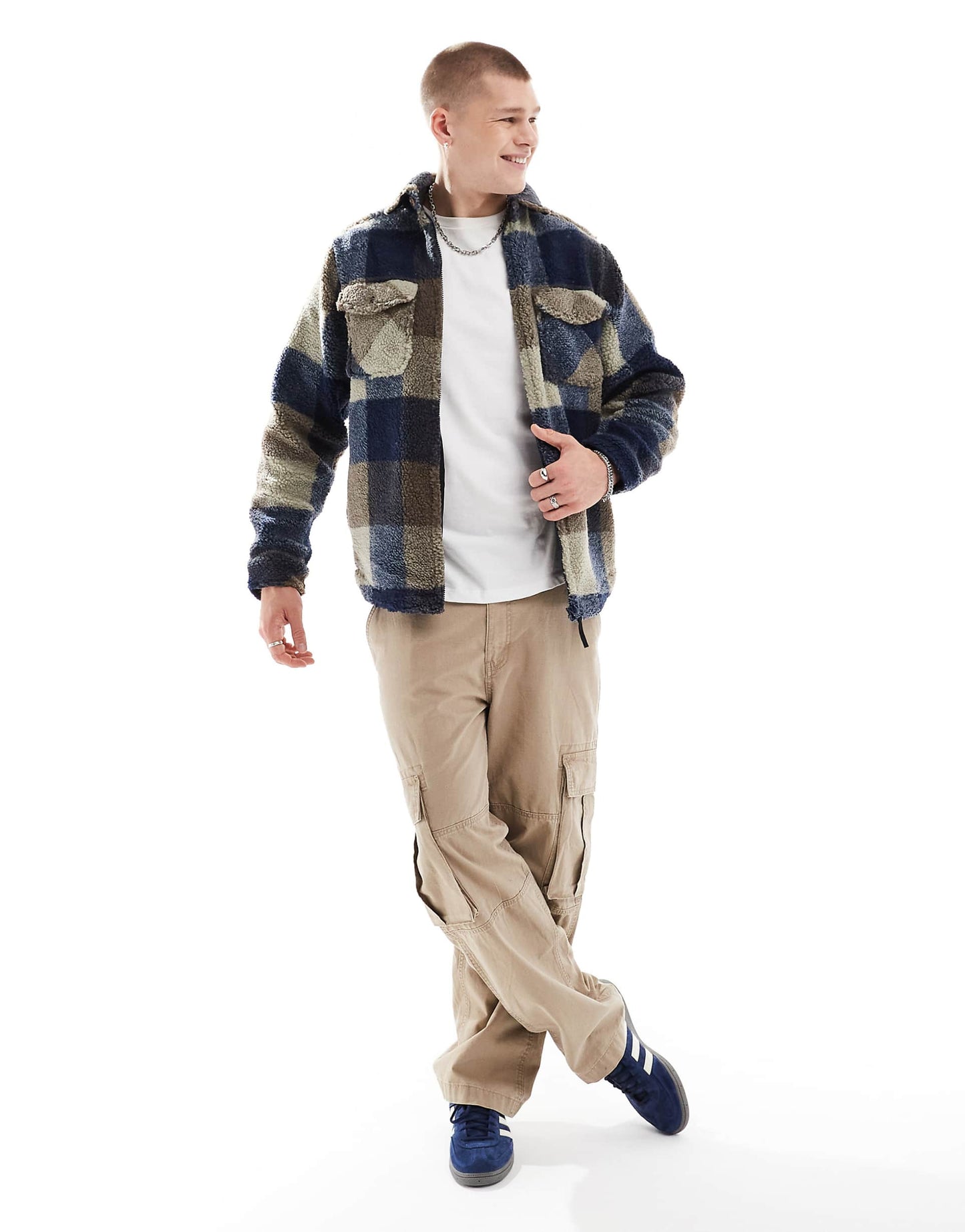 Mccord Creek Check Zip Shacket