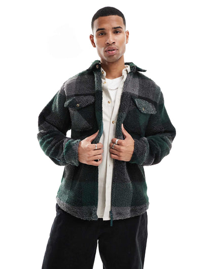 Mccord Creek Check Zip Shacket