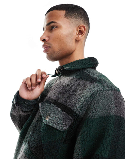 Mccord Creek Check Zip Shacket