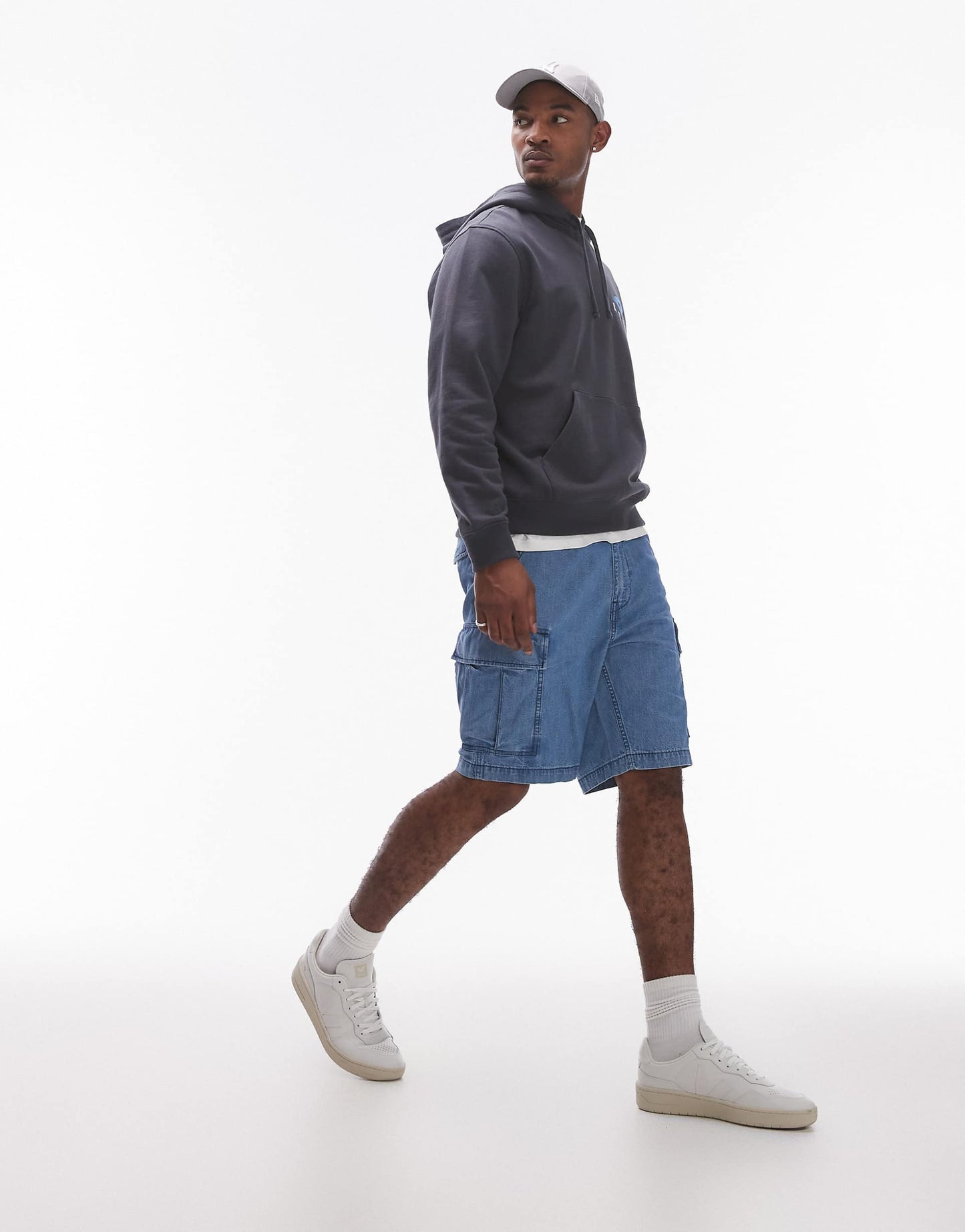Carrier Cargo 2 Denim Shorts