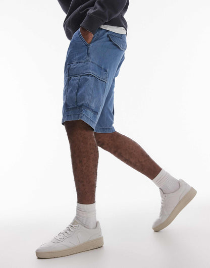 Carrier Cargo 2 Denim Shorts