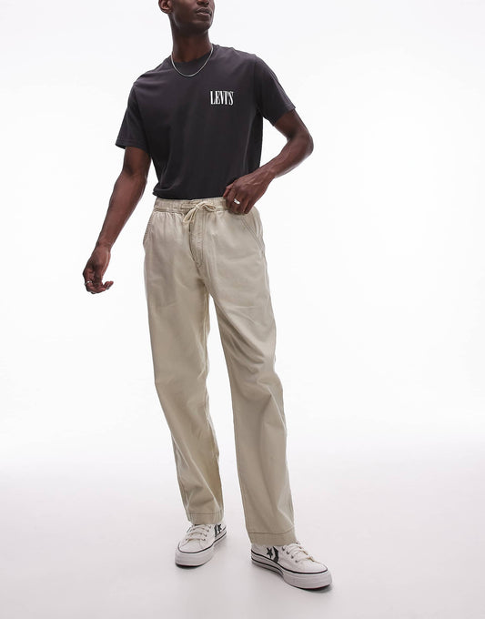 Xx Easy Loose Cotton Linen Chinos