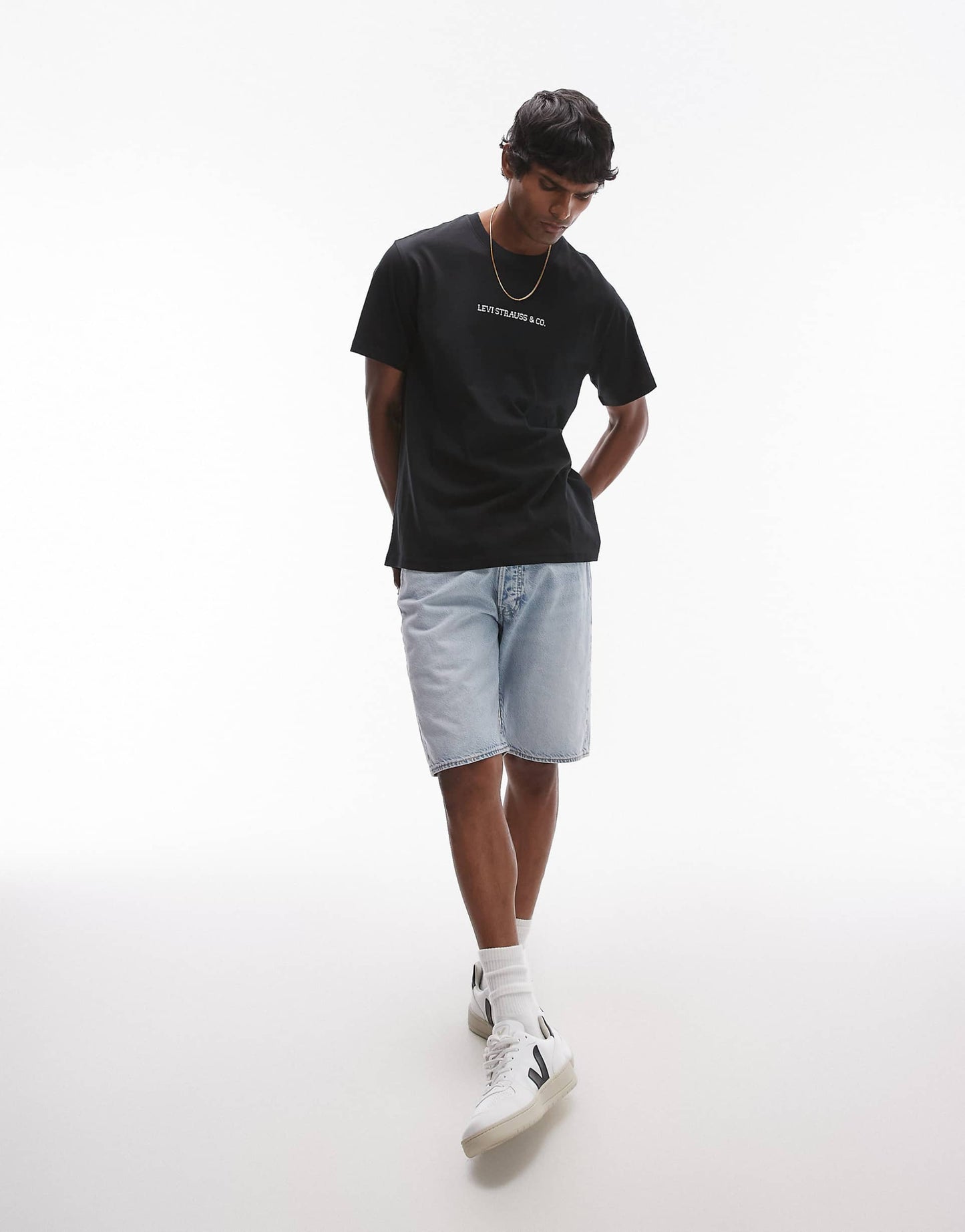 501 Original Straight Denim Shorts