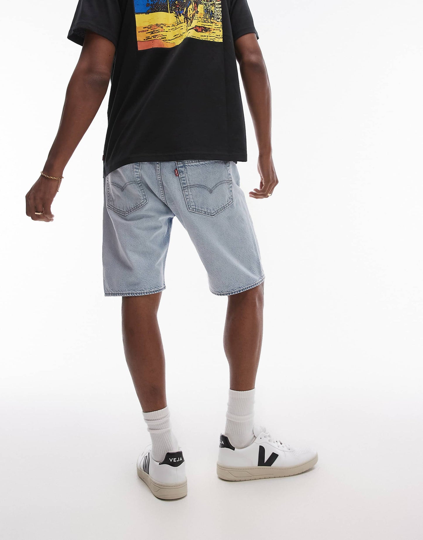 501 Original Straight Denim Shorts