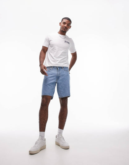 468 Loose Fit Denim Shorts