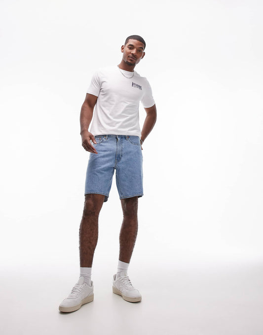 468 Loose Fit Denim Shorts