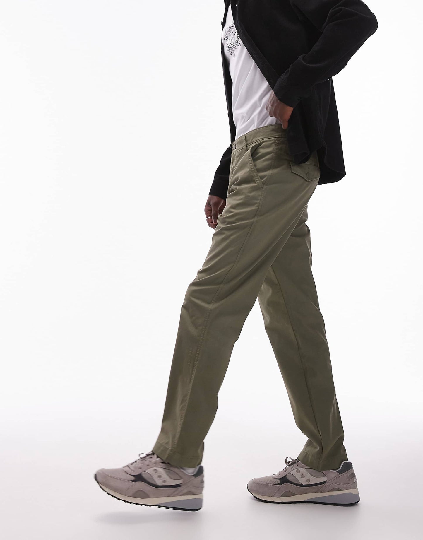 Xx Chino Authentic Straight Garment Dye Twill Trousers