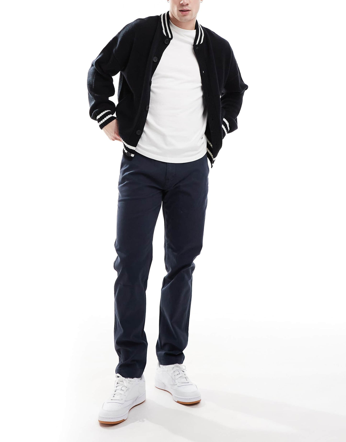 Xx Chino Straight Garment Dye Twill Trousers