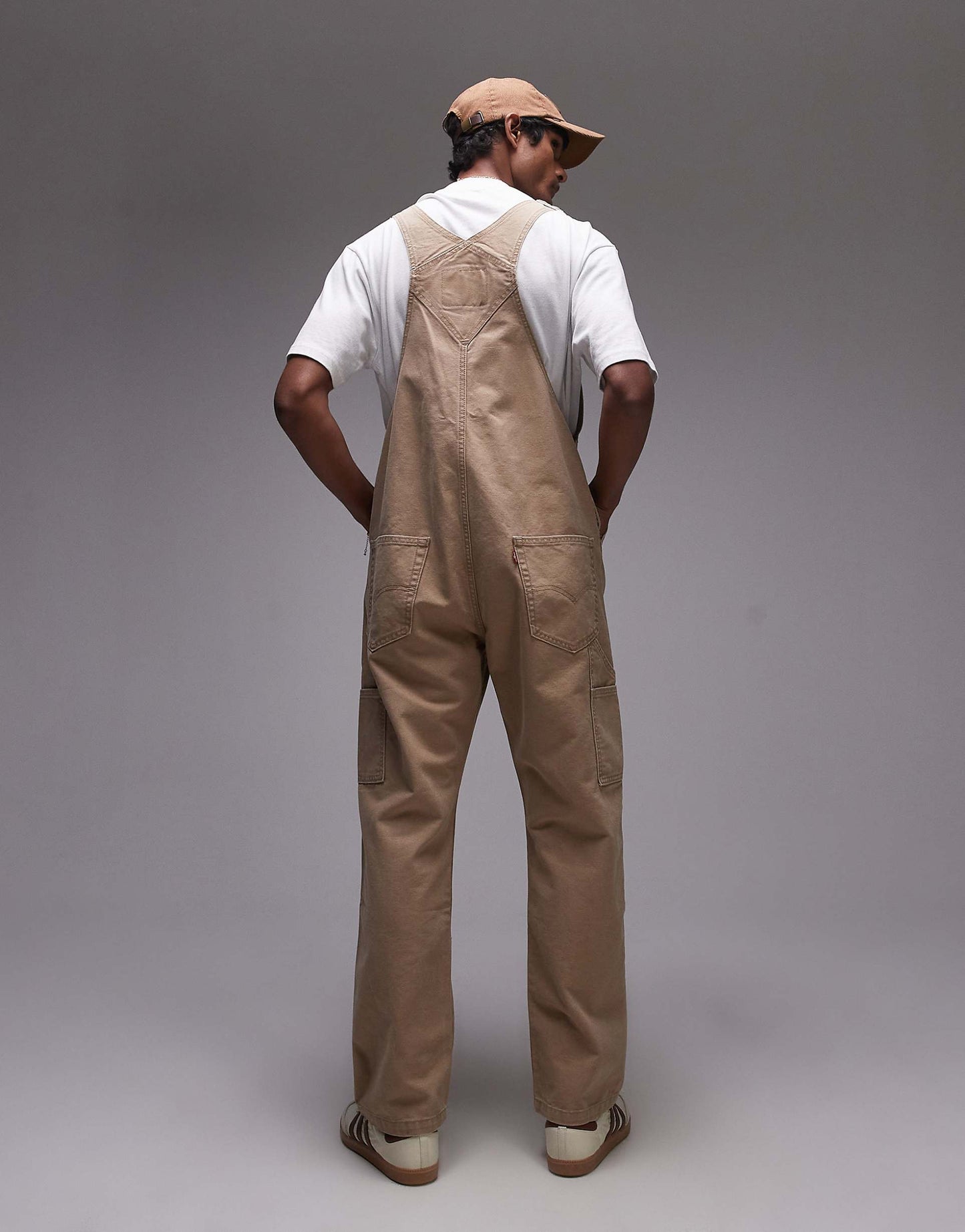 Workwear Capsule Canvas Dungaree Trousers