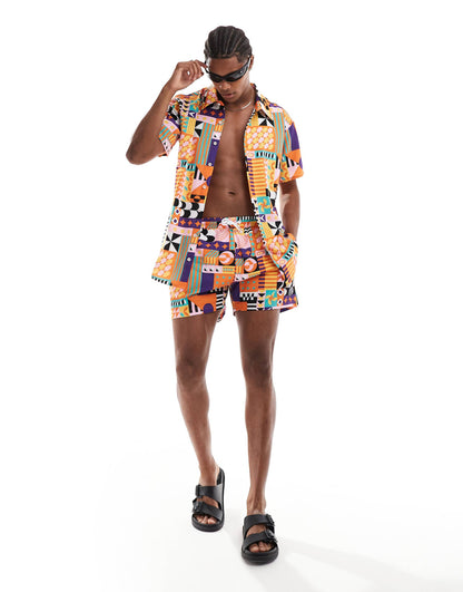 Endless Summer Men'S Short Sleeve Shirt