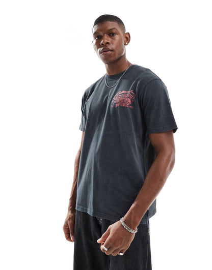 Biker Rock Graphic Loose Tee