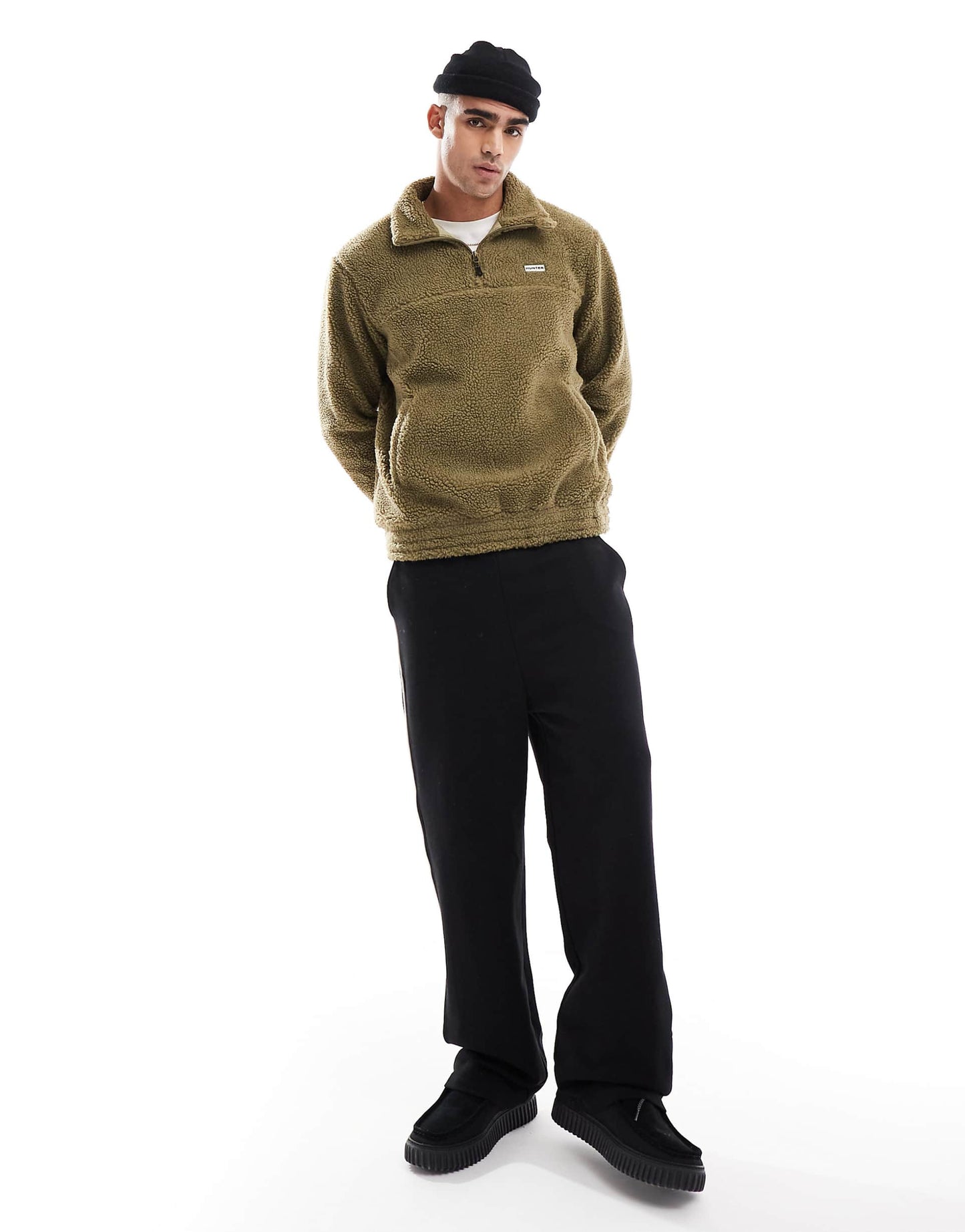 Leigh 1/2 Zip Sherpa Fleece Jumper