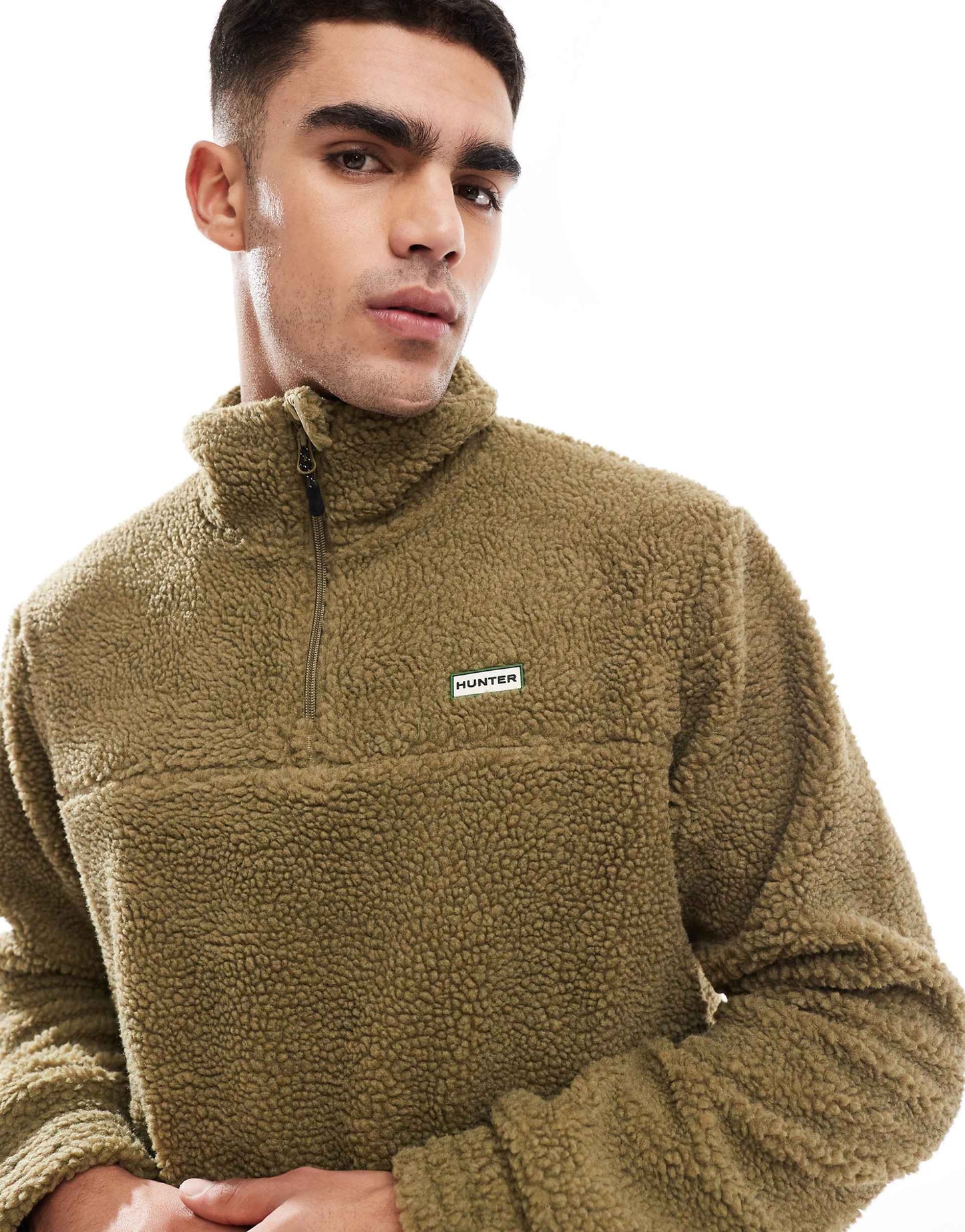 Leigh 1/2 Zip Sherpa Fleece Jumper