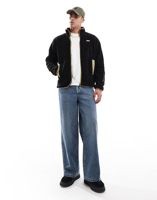 Milan Sherpa Jacket With Contrast Lining