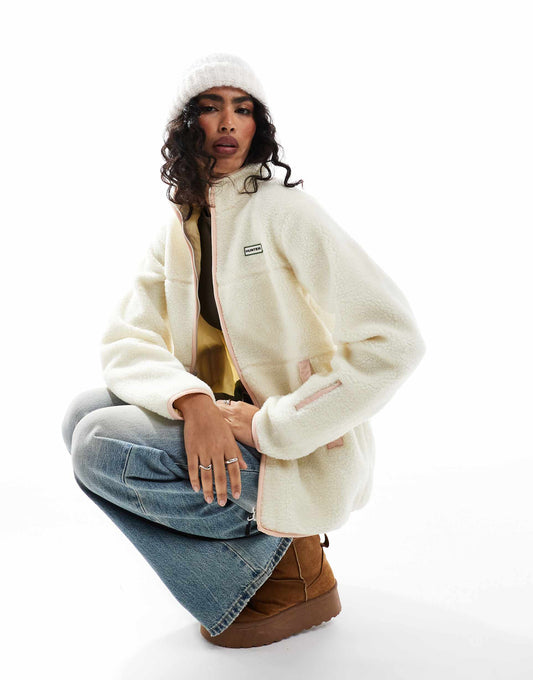 Milan Sherpa Jacket With Contrast Lining