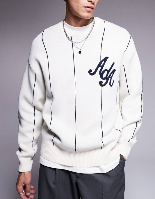 Logo Knit Stripe Jumper