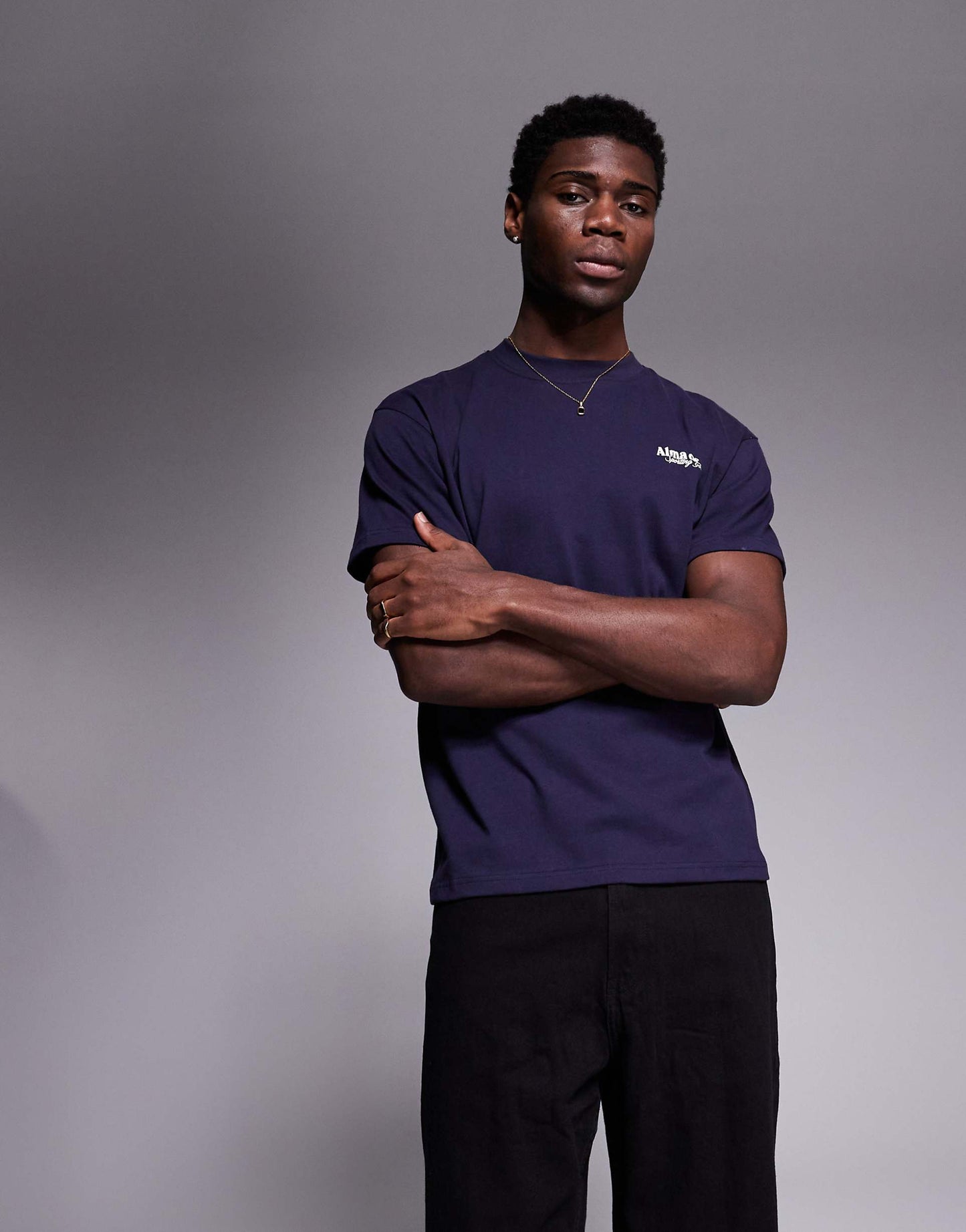 T-Shirt With Logo Back Print