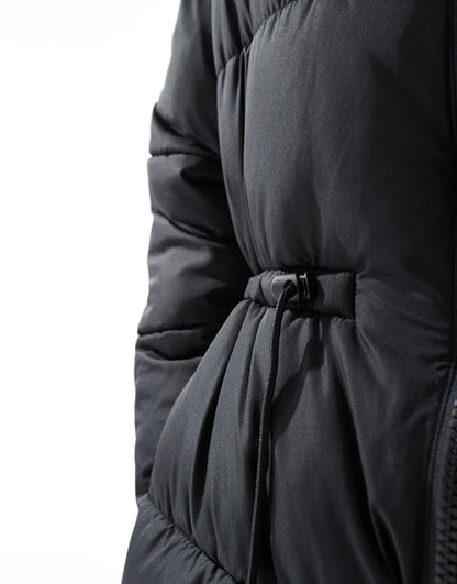 Padded Coat With Drawstring Waist