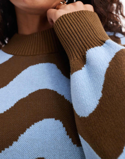 Oversized Knitted Mini Dress