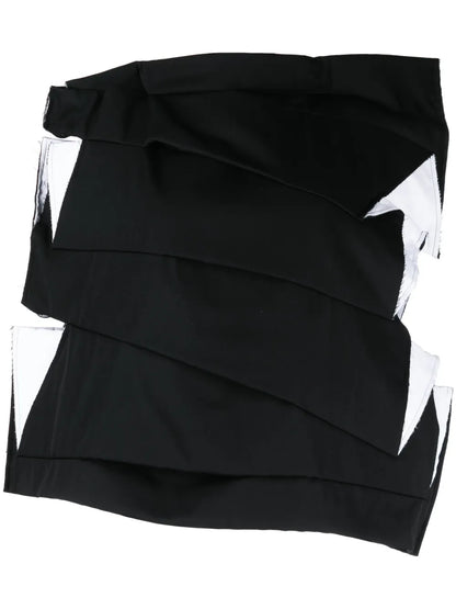 Distressed-Effect Asymmetric Jacket