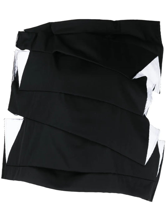 Distressed-Effect Asymmetric Jacket