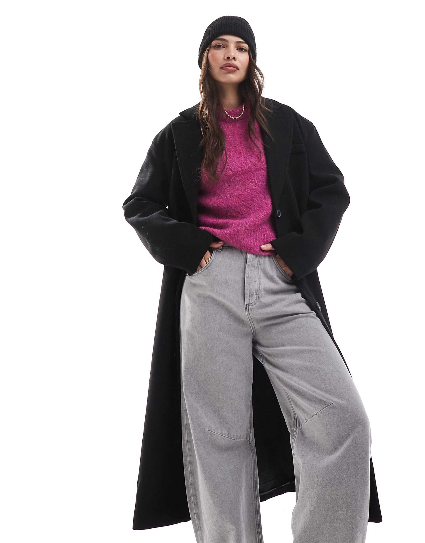 Oversized Tailored Maxi Coat