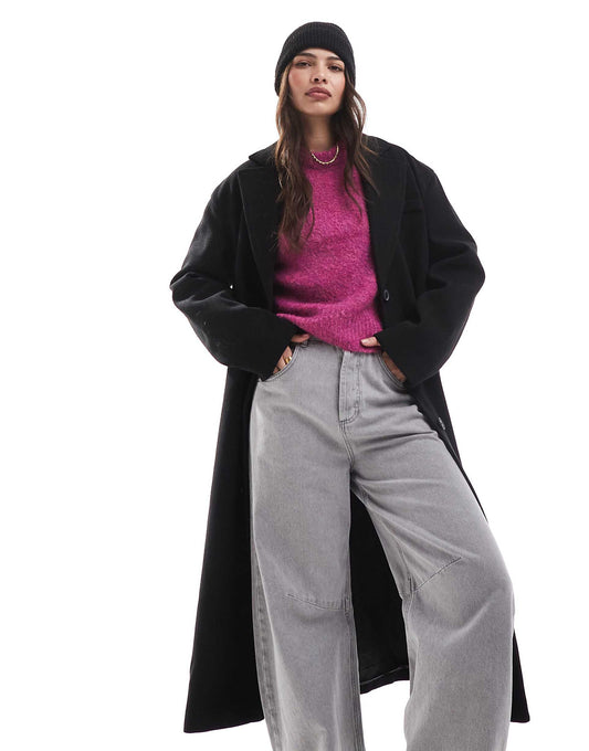 Oversized Tailored Maxi Coat