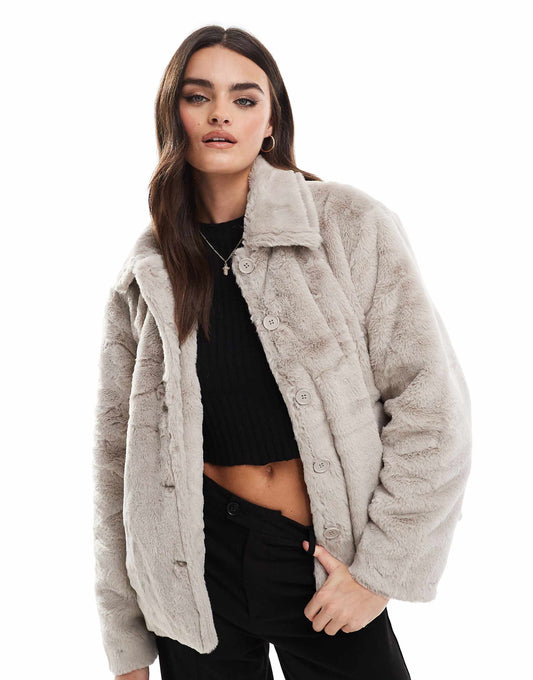 Faux Fur Jacket