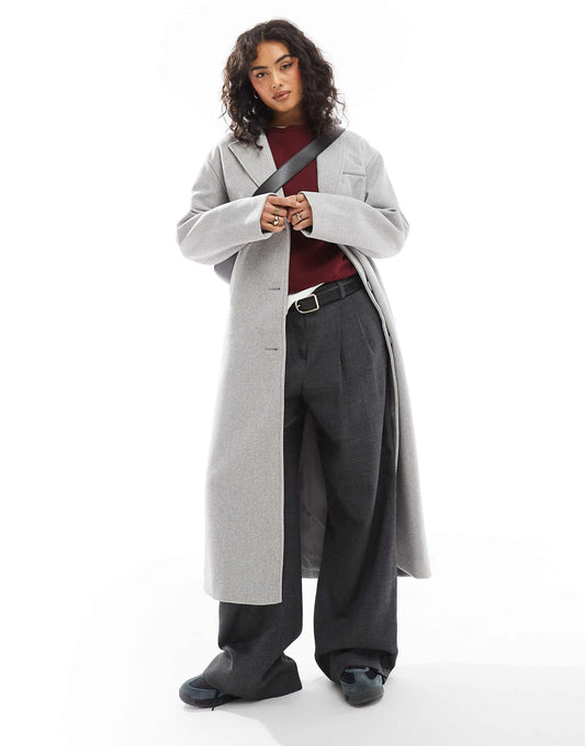 Oversized Tailored Maxi Coat