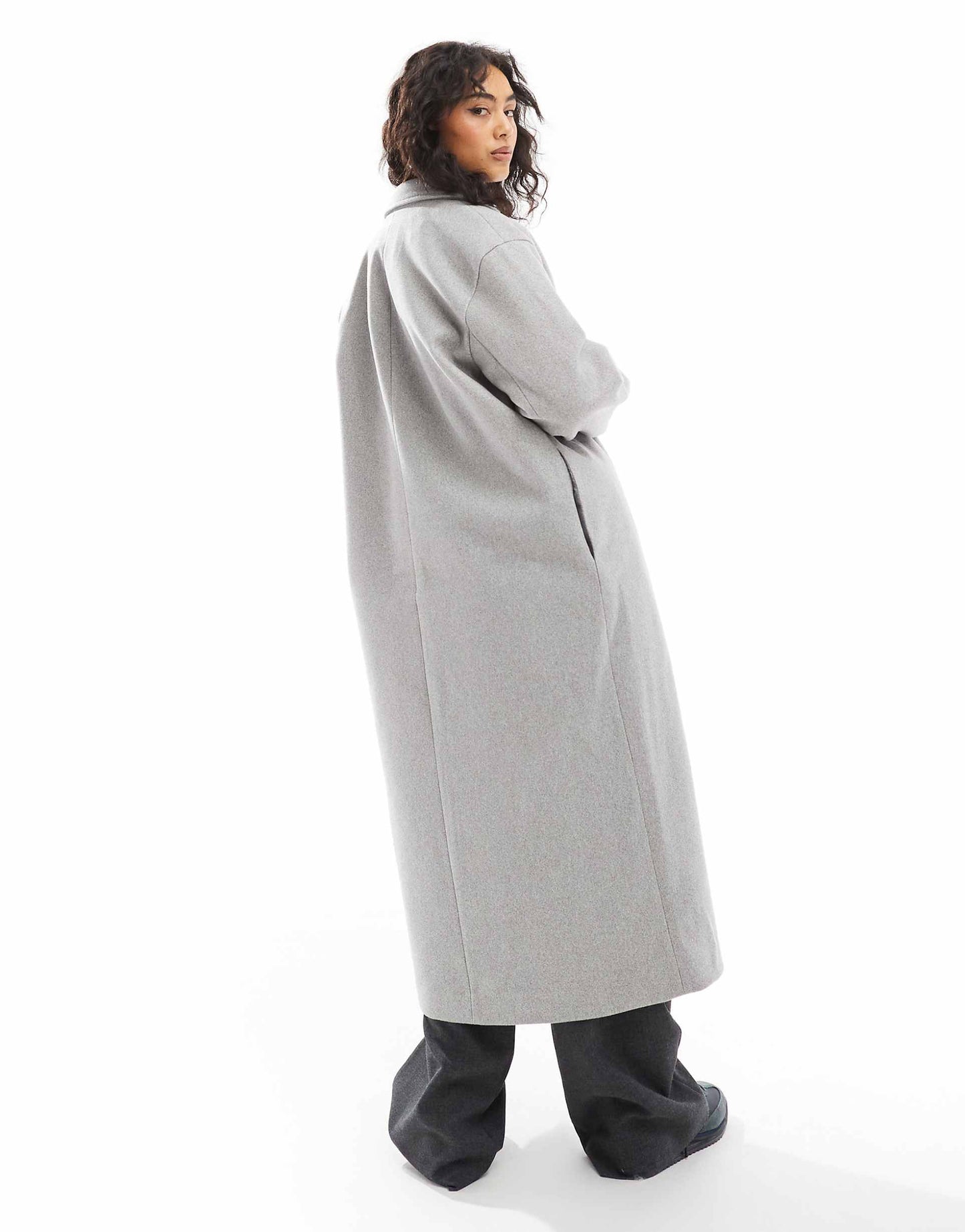 Oversized Tailored Maxi Coat