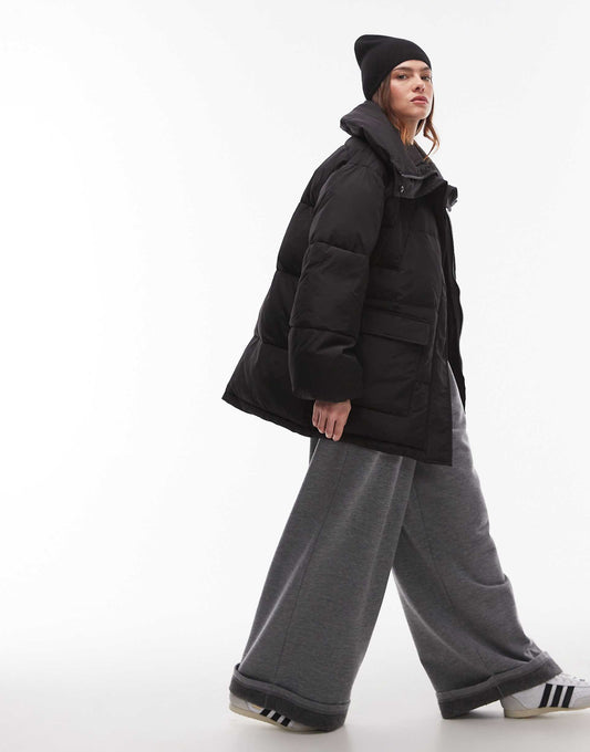 Mid Length Puffer Coat