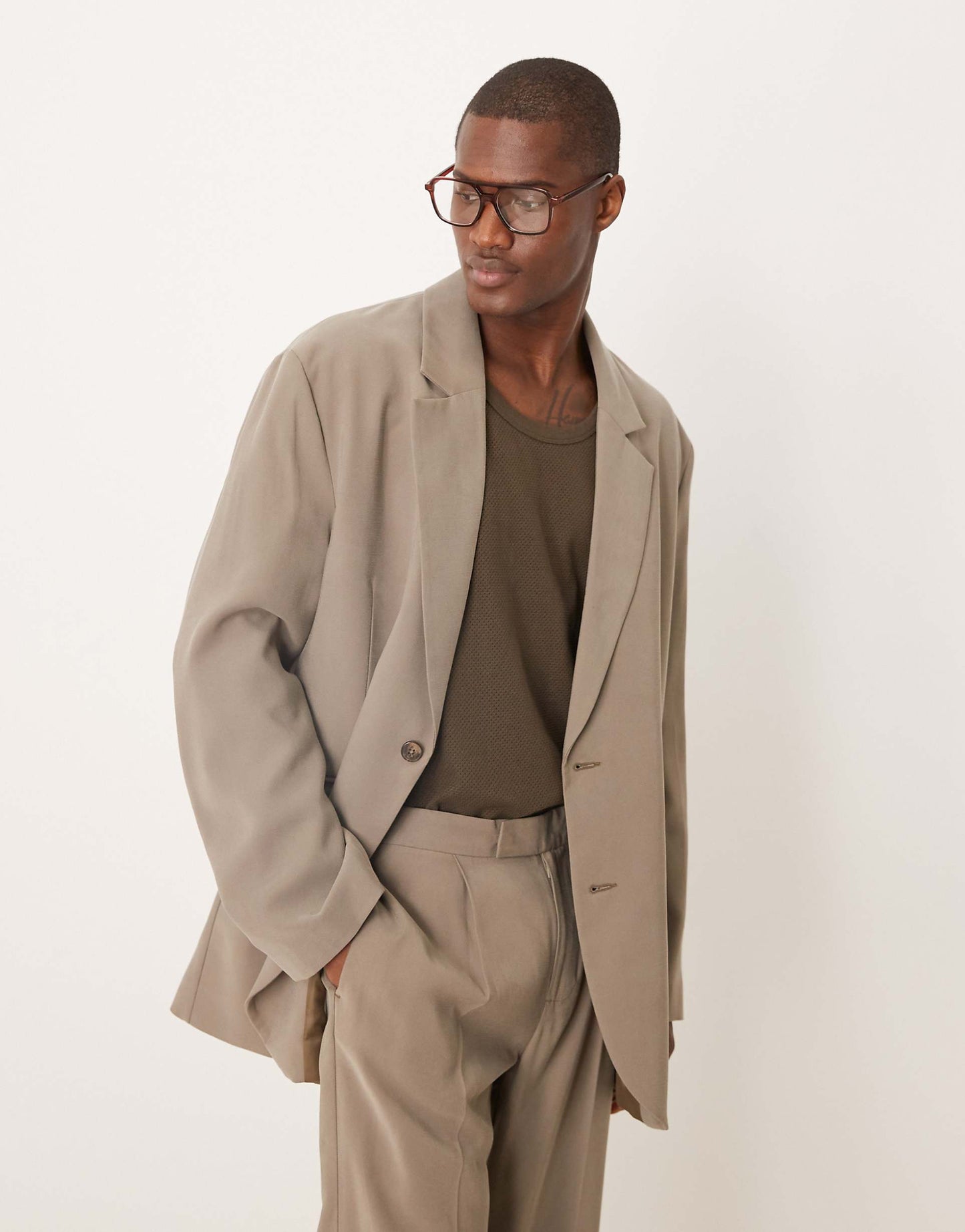 Slouchy Oversized Suit Jacket