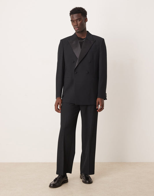 Relaxed Tuxedo Suit Jacket