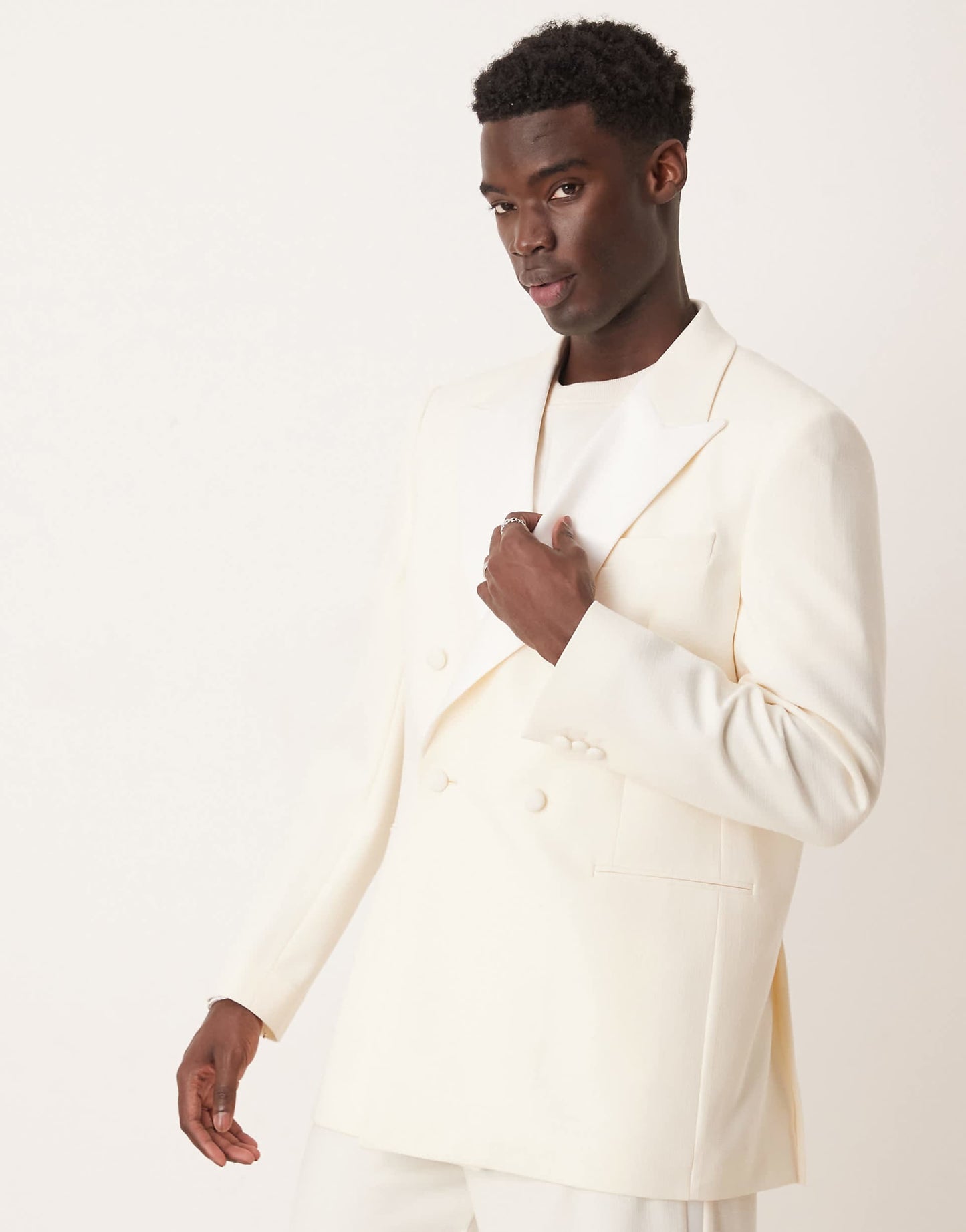 Relaxed Tuxedo Suit Jacket